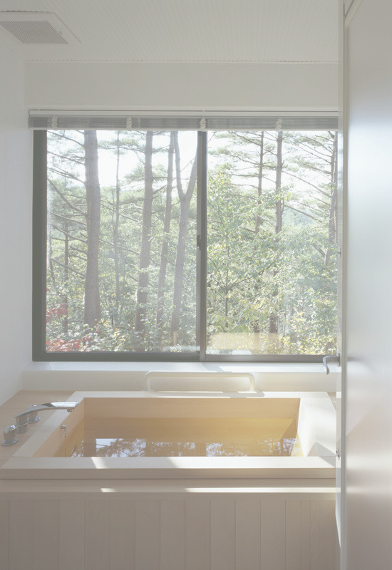 富士山麓の家浴室