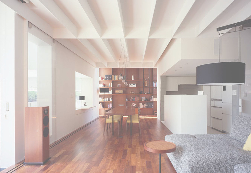 スキマのある家リビング