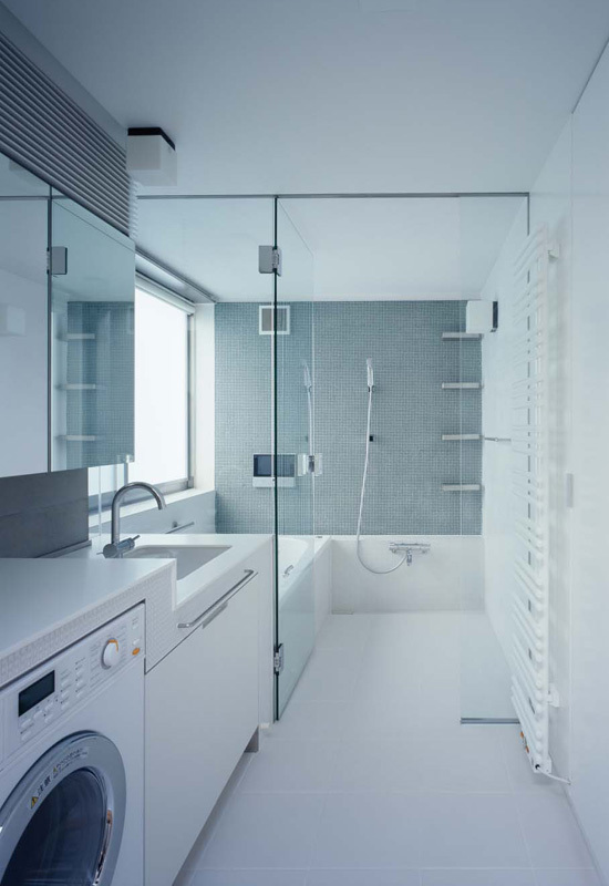 スキマのある家浴室