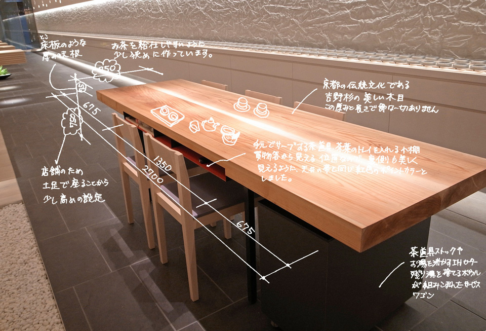 吉野杉テーブル