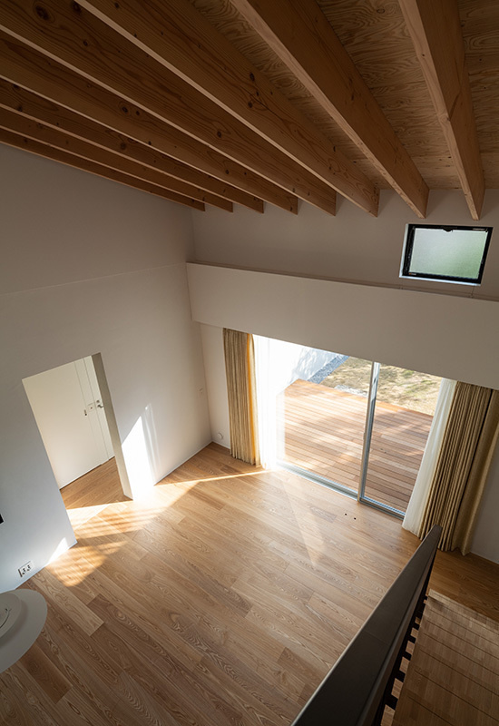 住戸1リビング見下ろし